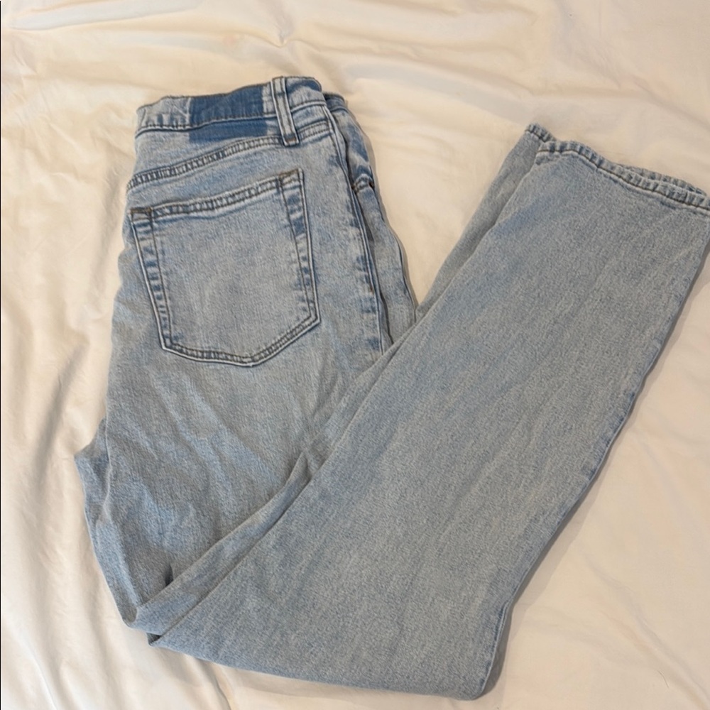 Abercrombie Ultra High Rise 90s slim straight Jeans